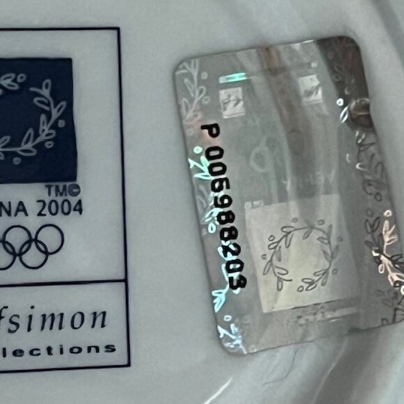 Vintage Athens 2004 Olympics Official Product set of 3 coffee cups & saucers - Picture 13 of 14